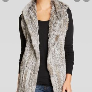 525 America Fur Hooded Vest